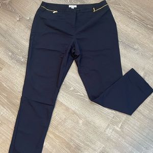 Calvin Klein Size 14 Slacks Navy Blue